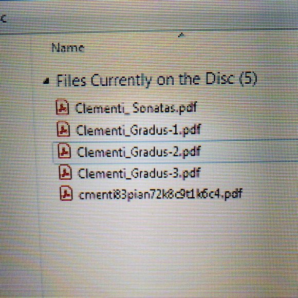 New Clementi 5 Song Sheet Music Collection for Piano PDF on CD - Picture 4 of 5